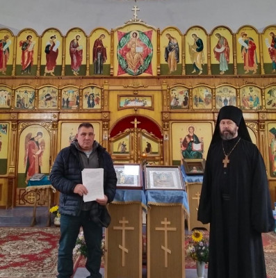 В селе Алексеевка состоялось подписание Соглашения о сотрудничестве казачьего общества и прихода