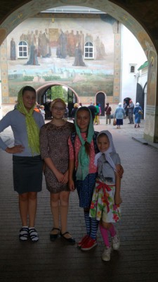Паломническая поездка детей учебно-воспитательной воскресной группы «Пересвет» станицы Бессергеневской в г.Москву