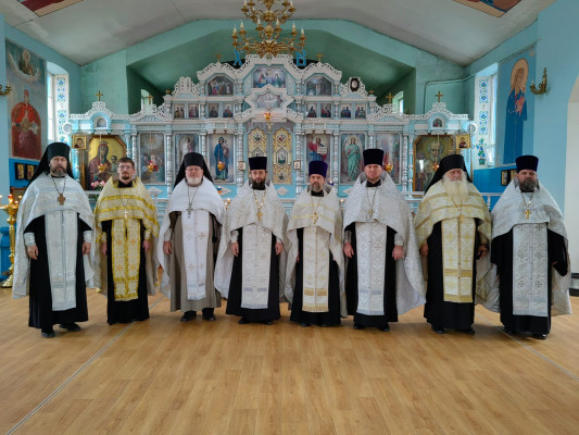 Соборное Богослужение духовенства Нижнедонского благочиния в день рождения Святейшего Патриарха Кирилла