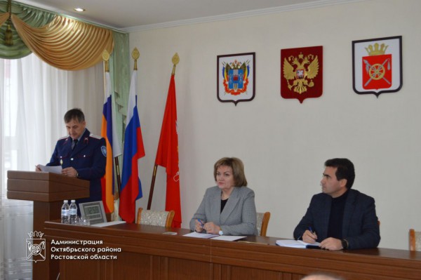 В п. Каменоломни прошло заседание комиссии по делам казачества при главе Администрации Октябрьского района