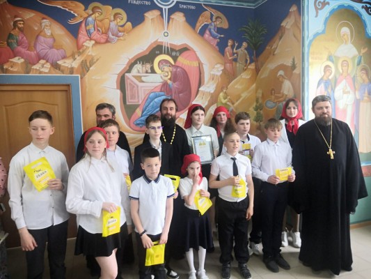 Учащиеся воскресной школы "Благовест" приняли участие в Кирилло - Мефодиевской Олимпиаде Донской митрополии