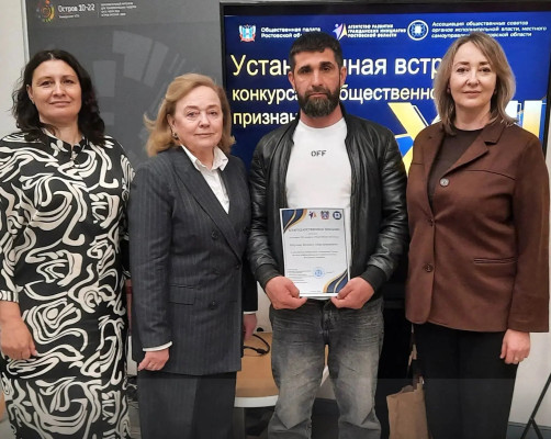 Два добровольца из Октябрьского района получили «Общественное признание»