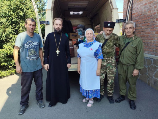 Очередной гуманитарный груз из Октябрьского района отправлен в зону СВО