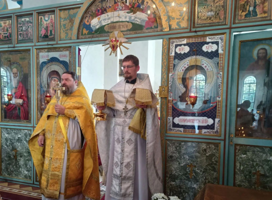 В Одигитриевском храме станицы Заплавской отметили престольный праздник