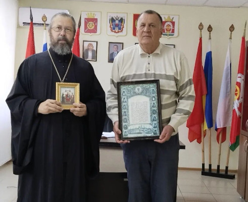 Благословение на труды: встреча настоятеля храма Успения Пресвятой Богородицы и главы Алексеевского поселения