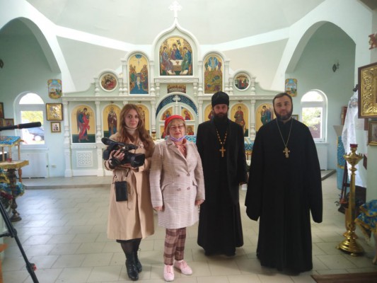 Телевизионный проект о храме святого великомученика Георгия Победоносца п. Новозарянский