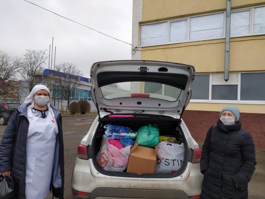 Помощь беженцам Донбасса