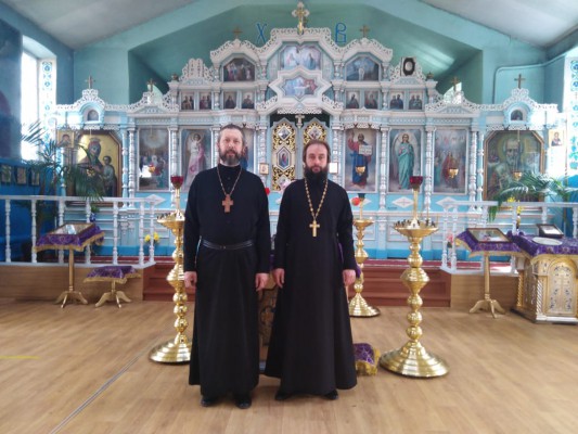 Благочинный приходов Нижнедонского округа провел встречу с новым настоятелем храма Успения Пресвятой Богородицы х. Алексеевка