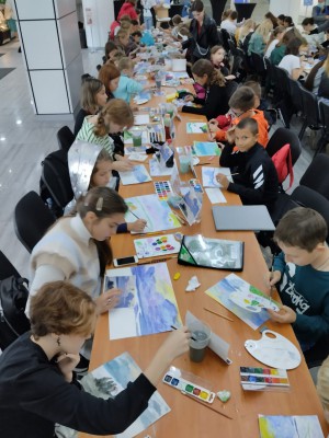 Флешмоб «Рисуем православный пейзаж»