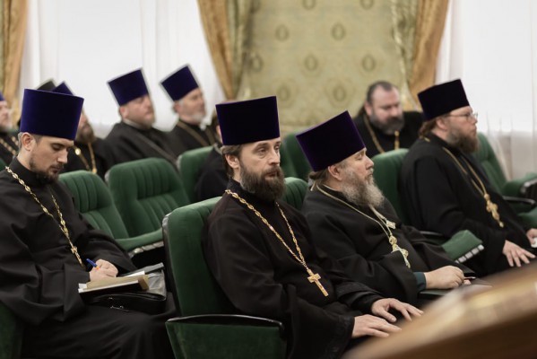 Священнослужители Нижнедонского благочиния приняли участие в годовом собрании духовенства Шахтинской епархии за 2022 год