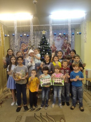 Святки в детском приюте "Огонек"