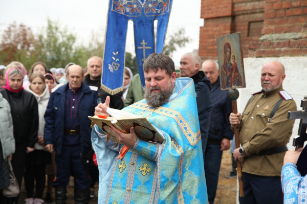 Престольный праздник в Покровском храме ст. Кривянской