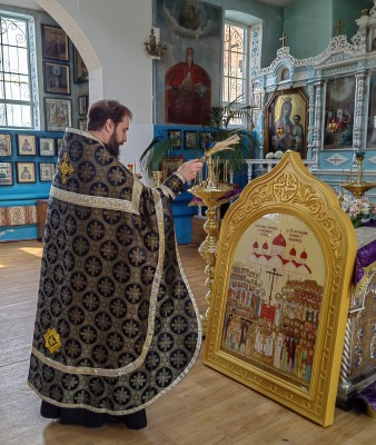 Для Часовни всех святых новомучеников и исповедников Церкви Русской п. Верхнегрушевский освятили икону