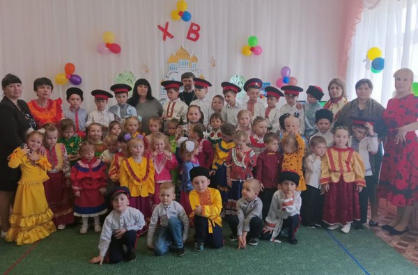 Пасхальный праздник в детском саду ст. Заплавской