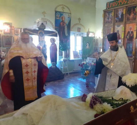 В Вознесенском приходе сл.Красюковской простились с почившим настоятелем храма священником Николаем Мельниковым