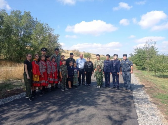 Иерей Сергий Липень принял участие в праздновании 85-летия со дня образования Ростовской области в хуторе Николаевка Октябрьского района