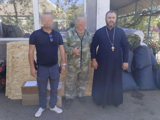 Иерей Сергий Липень посетил бойцов, участвующих в СВО