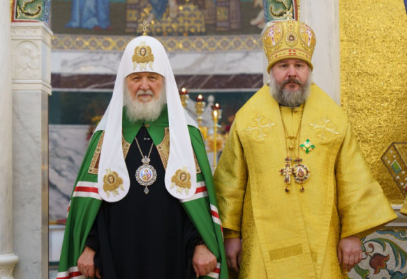 Святейший Патриарх Кирилл, совершая визит в Донскую митрополию, удостоил епископа Шахтинского и Миллеровского Симона ордена преподобного Серафима Саровского III степени